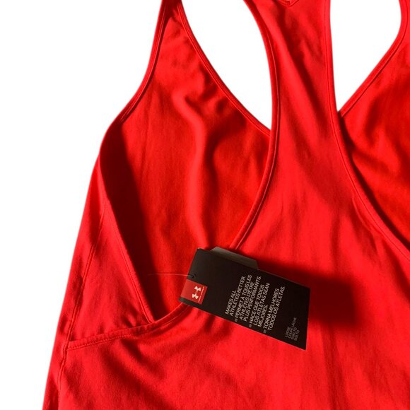 Under Armour Womens Performance Racerback Tank Top UA Sport Shirt- Coral-M- NWT - Picture 6 of 11